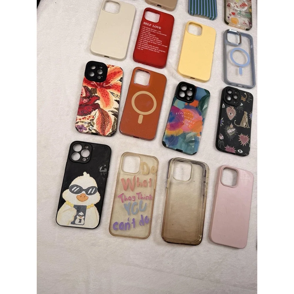 13ProMax IPhone Case Lot 32x For Apple Plastic Multicolor Fitted Covers